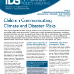 Children Communicating Climate and Disaster Risks