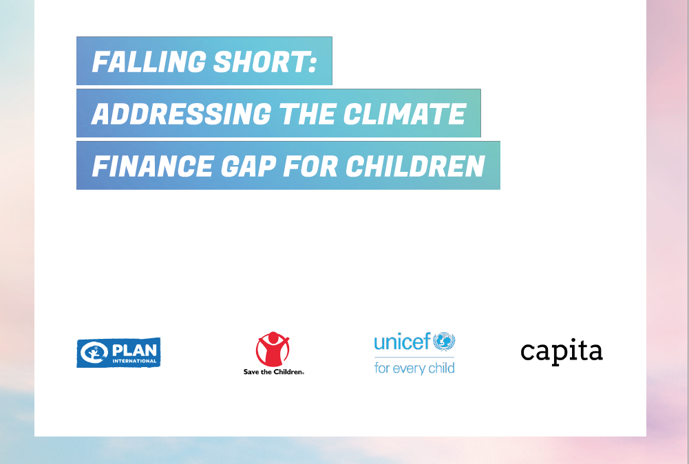 Falling Short: Addressing the Climate Finance Gap for Children